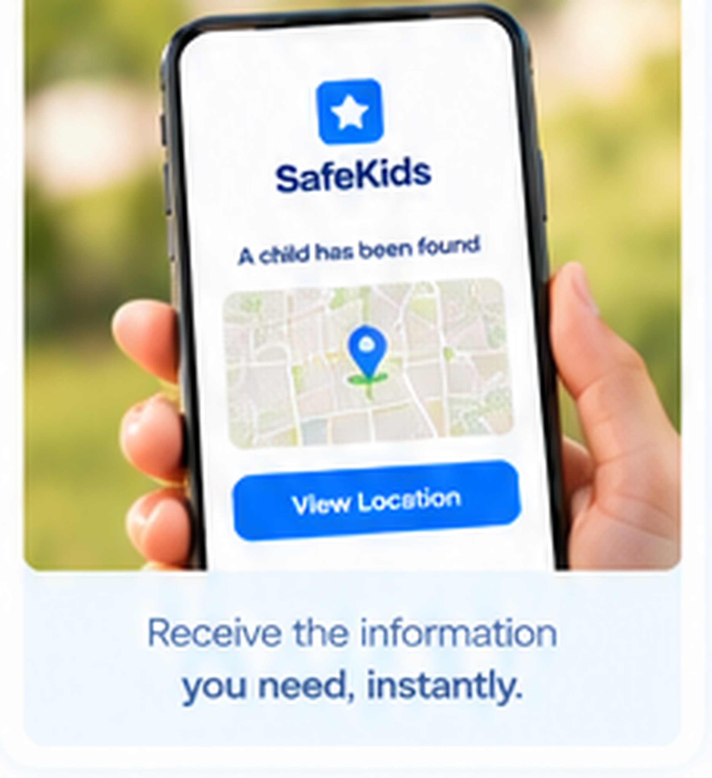 SafeKids notification on a phone